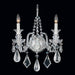 Schonbek - Two Light Wall Sconce - Hamilton Rock Crystal - Polished Silver- Union Lighting Luminaires Decor