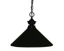 Z-Lite Canada - One Light Pendant - Pendant Lights - Matte Black- Union Lighting Luminaires Decor