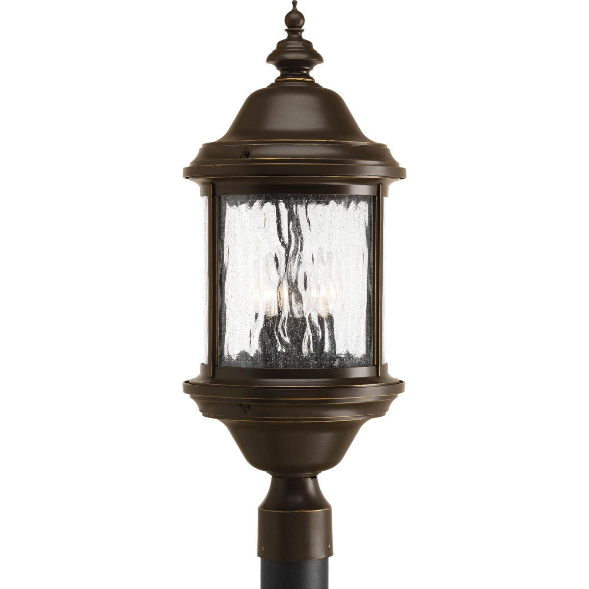 Progress Canada - Three Light Post Lantern - Ashmore - Antique Bronze- Union Lighting Luminaires Decor