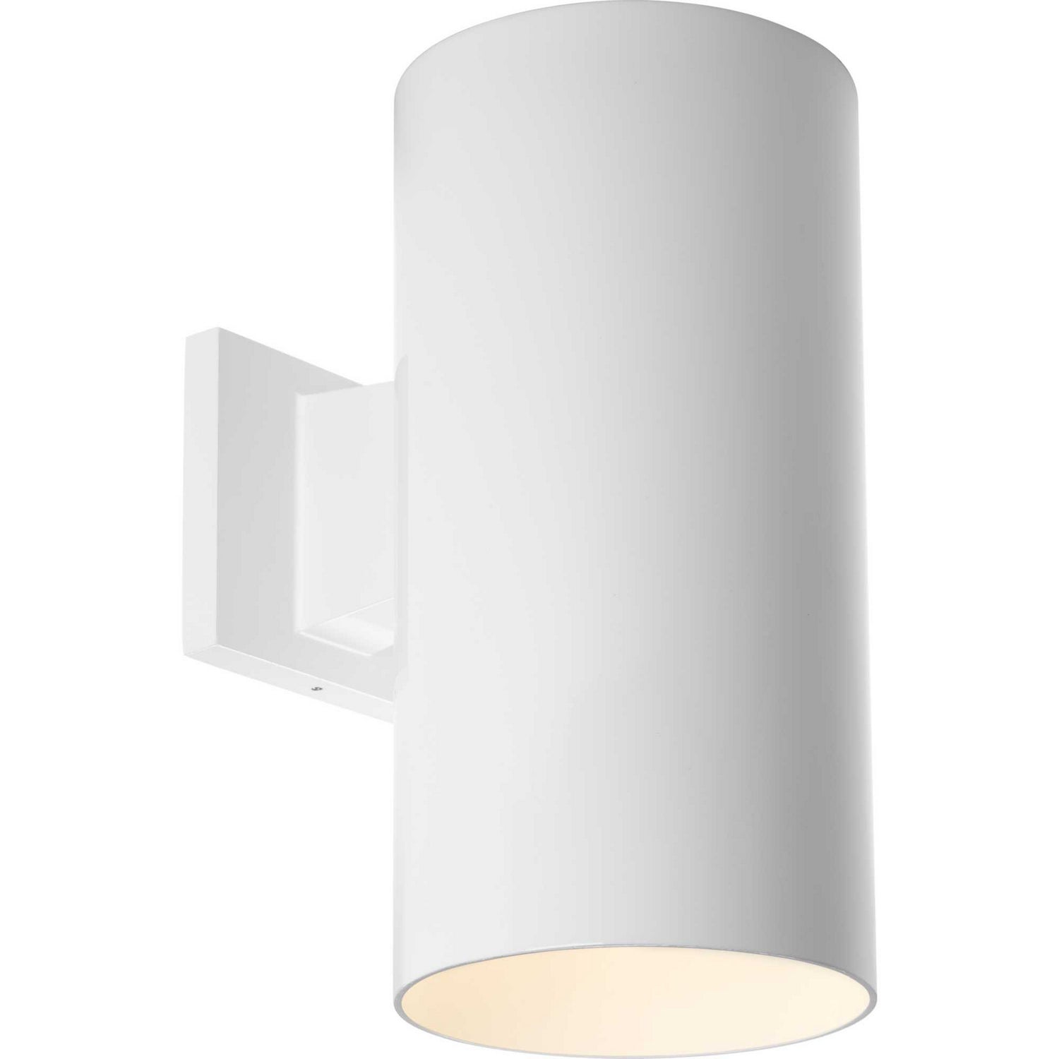 Progress Canada - One Light Wall Lantern - Cylinder - White- Union Lighting Luminaires Decor