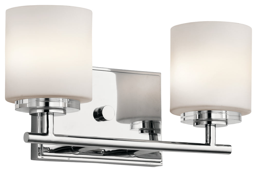 Kichler Canada - Two Light Bath - O Hara - Chrome- Union Lighting Luminaires Decor