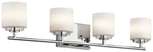 Kichler Canada - Four Light Bath - O Hara - Chrome- Union Lighting Luminaires Decor