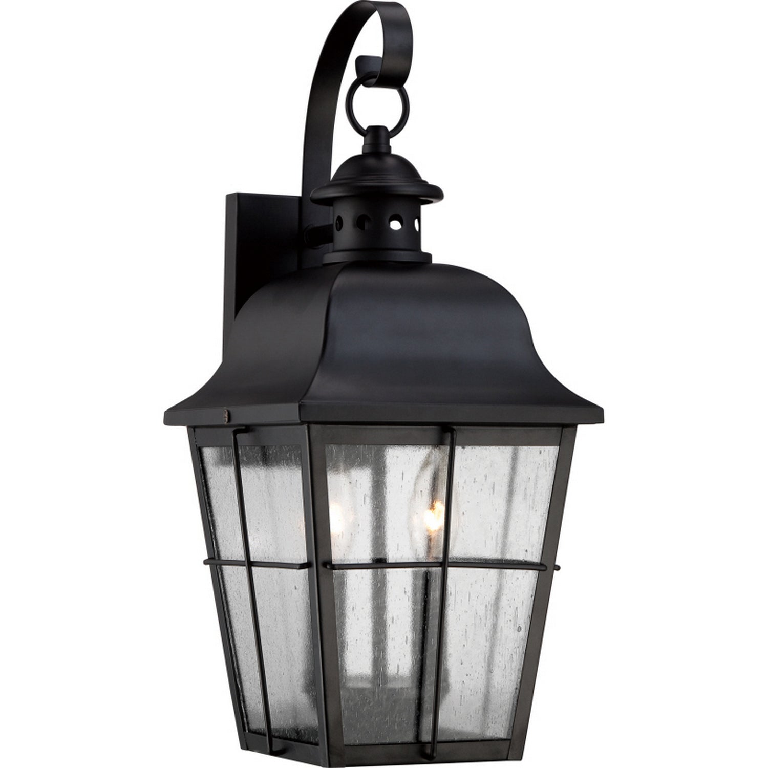 Quoizel - Two Light Outdoor Wall Lantern - Millhouse - Mystic Black- Union Lighting Luminaires Decor