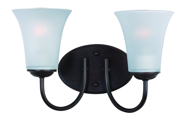 Maxim - Two Light Bath Vanity - Logan - Oil Rubbed Bronze- Union Lighting Luminaires Decor
