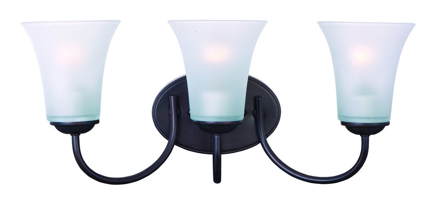 Maxim - Three Light Bath Vanity - Logan - Oil Rubbed Bronze- Union Lighting Luminaires Decor