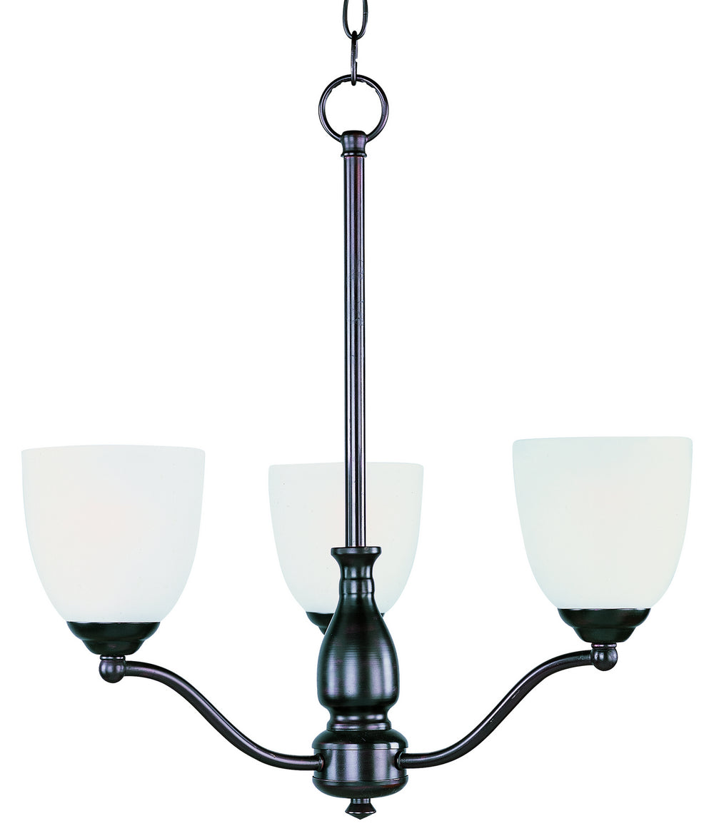 Maxim - Three Light Chandelier - Stefan - Oil Rubbed Bronze- Union Lighting Luminaires Decor