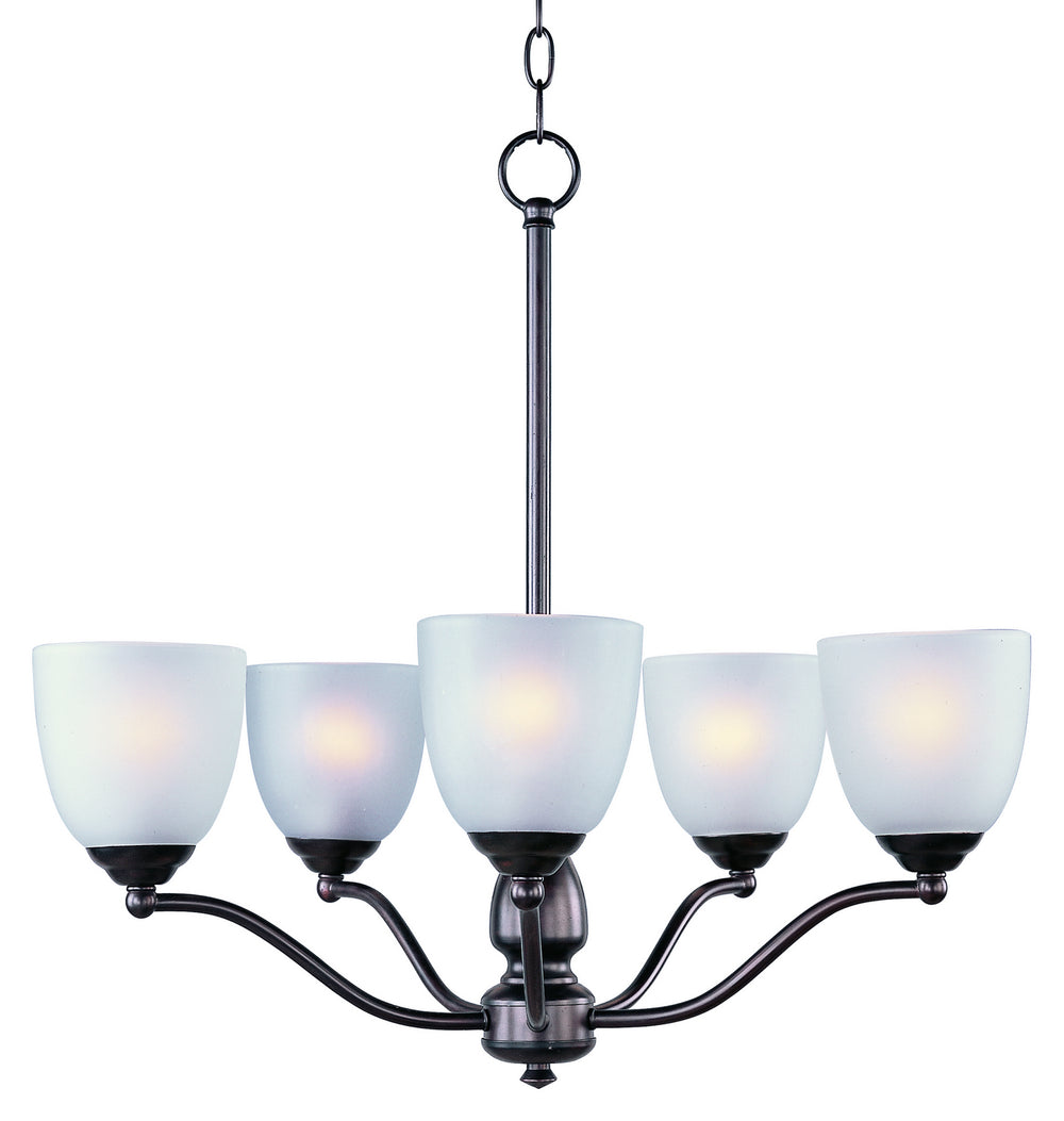 Maxim - Five Light Chandelier - Stefan - Oil Rubbed Bronze- Union Lighting Luminaires Decor