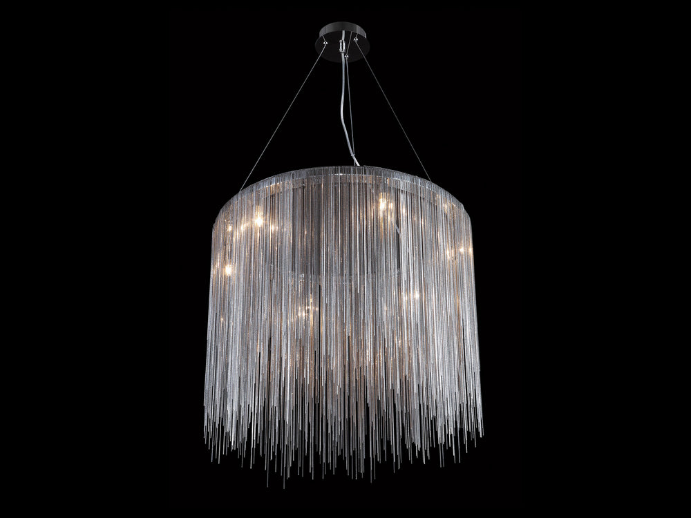 Avenue Lighting - LED Chandelier - Fountain Ave. - Chrome- Union Lighting Luminaires Decor