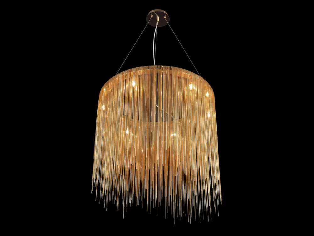 Avenue Lighting - LED Chandelier - Fountain Ave. - Gold- Union Lighting Luminaires Decor