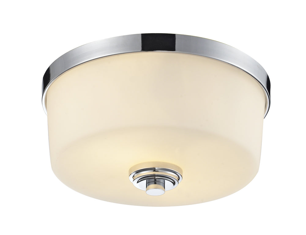 Z-Lite Canada - Two Light Flush Mount - Lamina - Chrome- Union Lighting Luminaires Decor