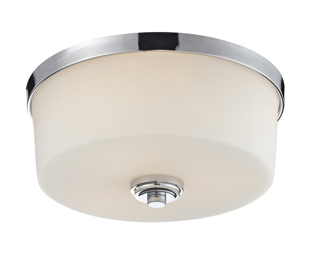 Z-Lite Canada - Three Light Flush Mount - Lamina - Chrome- Union Lighting Luminaires Decor