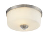 Z-Lite Canada - Two Light Flush Mount - Lamina - Brushed Nickel- Union Lighting Luminaires Decor