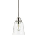 Capital Lighting - One Light Pendant - Fallon - Brushed Nickel- Union Lighting Luminaires Decor
