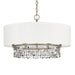 Capital Lighting - Six Light Pendant - Harper - Brushed Gold- Union Lighting Luminaires Decor