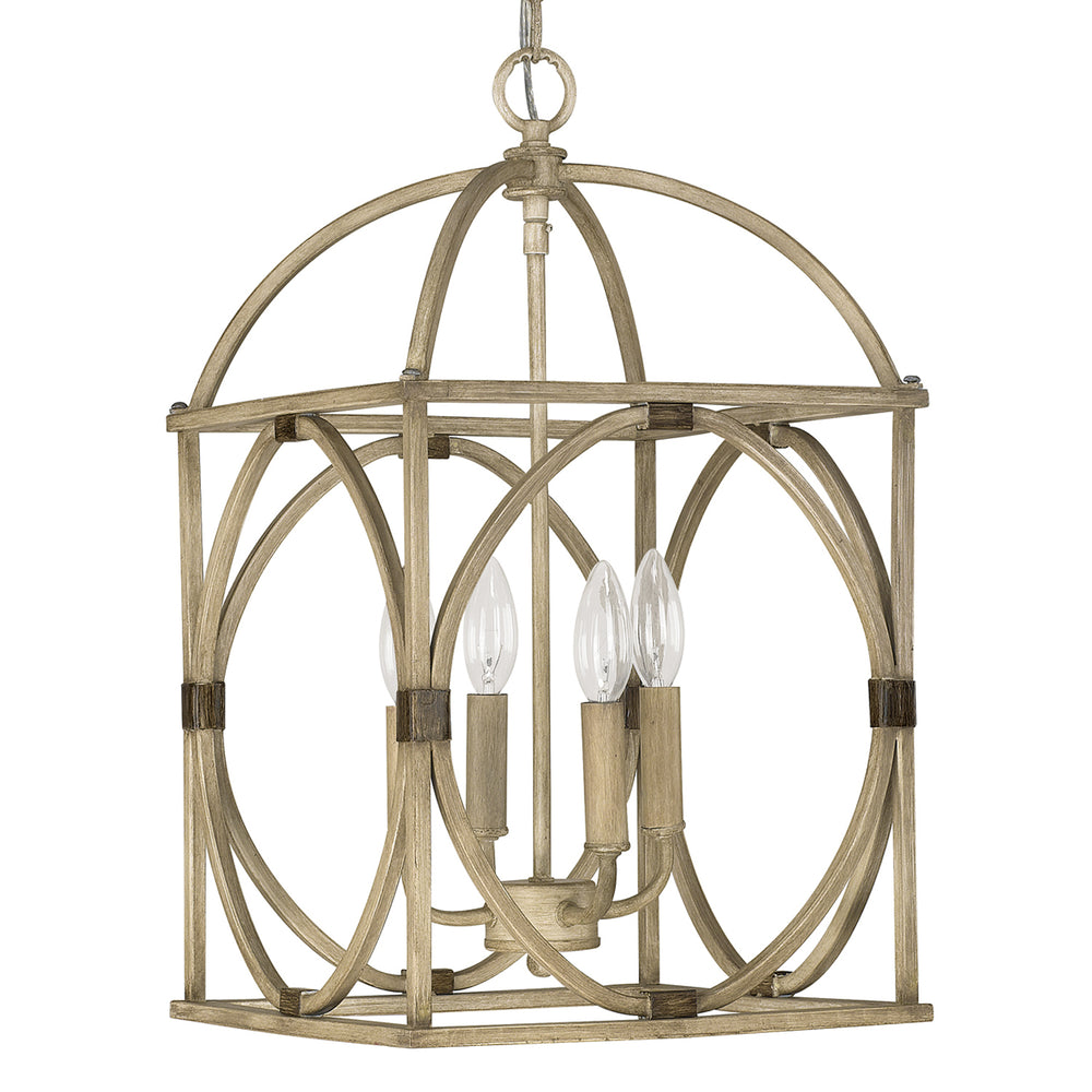 Capital Lighting - Four Light Foyer - Surrey - French Oak- Union Lighting Luminaires Decor