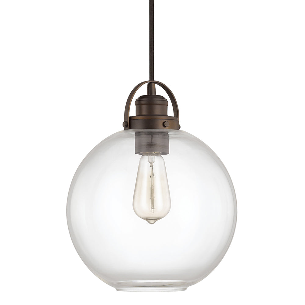 Capital Lighting - One Light Pendant - Dean - Burnished Bronze- Union Lighting Luminaires Decor