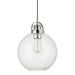 Capital Lighting - One Light Pendant - Dean - Polished Nickel- Union Lighting Luminaires Decor