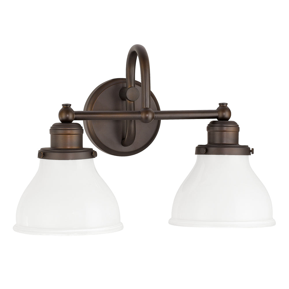 Capital Lighting - Two Light Vanity - Baxter - Burnished Bronze- Union Lighting Luminaires Decor