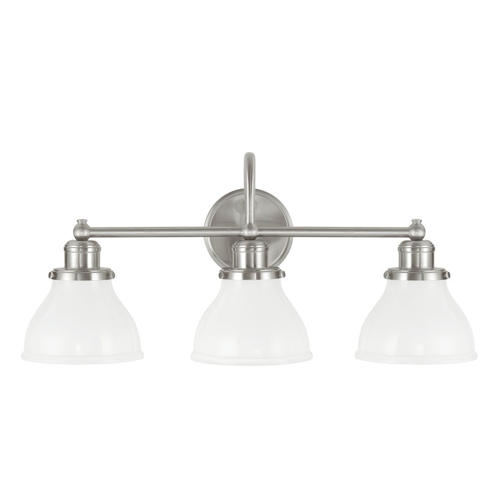 Capital Lighting - Three Light Vanity - Baxter - Brushed Nickel- Union Lighting Luminaires Decor