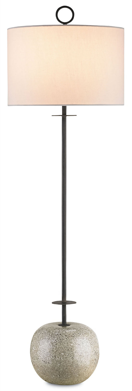 Currey and Company - One Light Table Lamp - Atlas - Blacksmith/Polished Concrete- Union Lighting Luminaires Decor