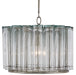 Currey and Company - One Light Pendant - Bevilacqua - Silver Leaf- Union Lighting Luminaires Decor