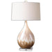 Uttermost - One Light Table Lamp - Flavian - Rust Beige- Union Lighting Luminaires Decor