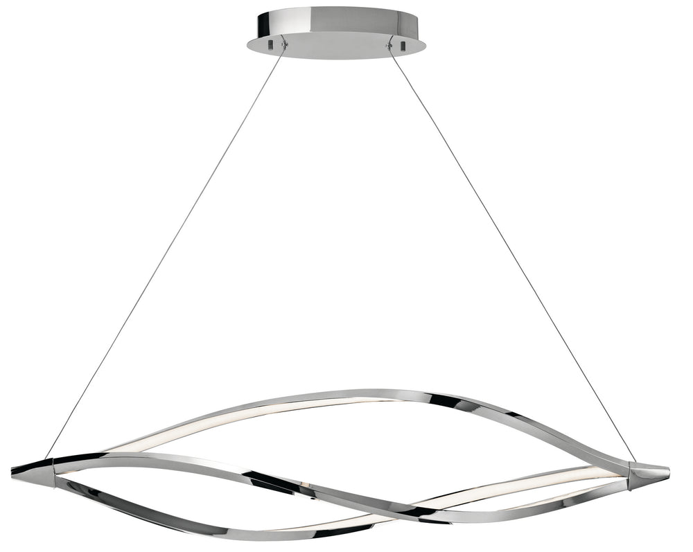 Kichler Canada - LED Chandelier - Meridian - Chrome- Union Lighting Luminaires Decor