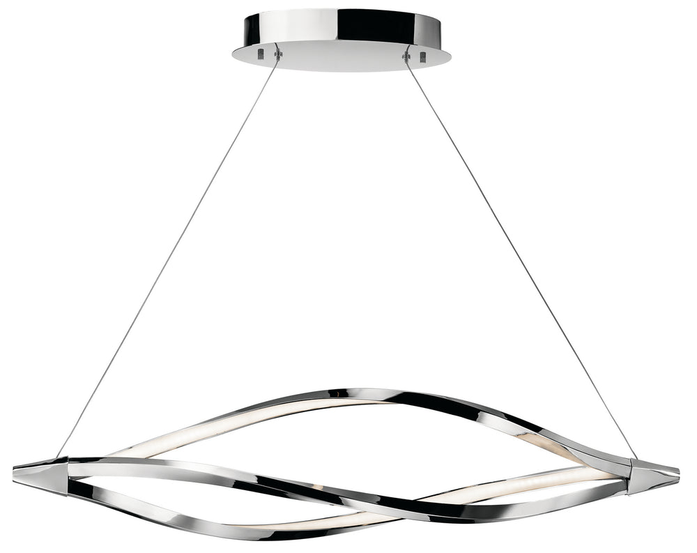 Kichler Canada - LED Chandelier - Meridian - Chrome- Union Lighting Luminaires Decor