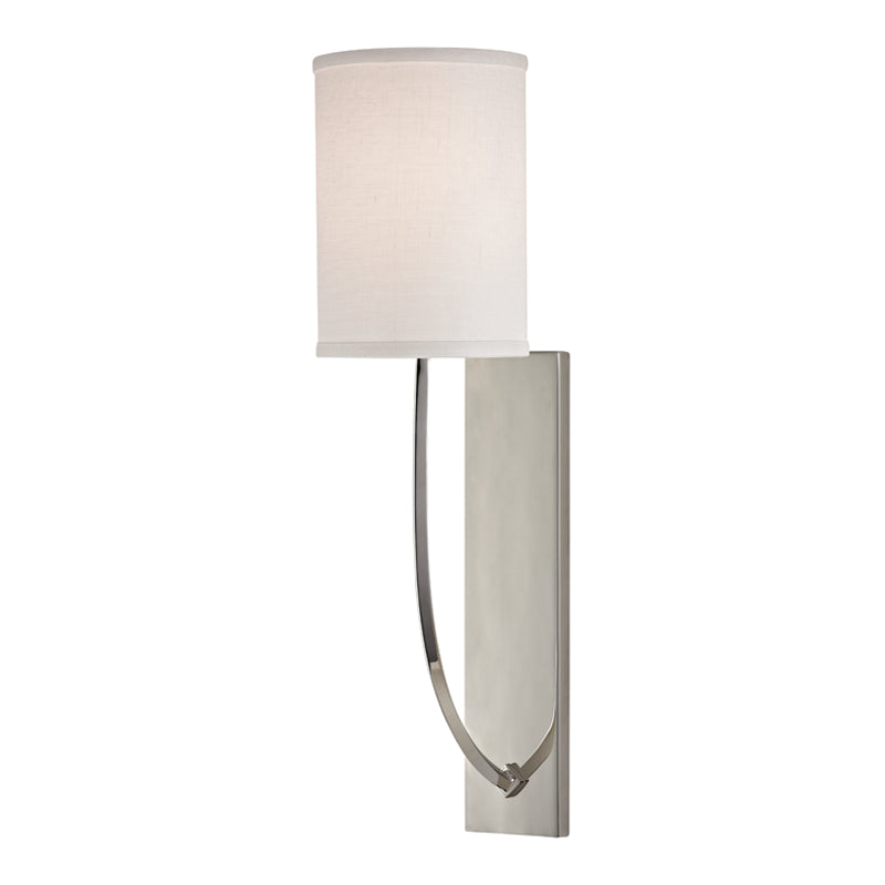 Hudson Valley - One Light Wall Sconce - Colton - Polished Nickel- Union Lighting Luminaires Decor