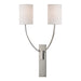 Hudson Valley - Two Light Wall Sconce - Colton - Polished Nickel- Union Lighting Luminaires Decor