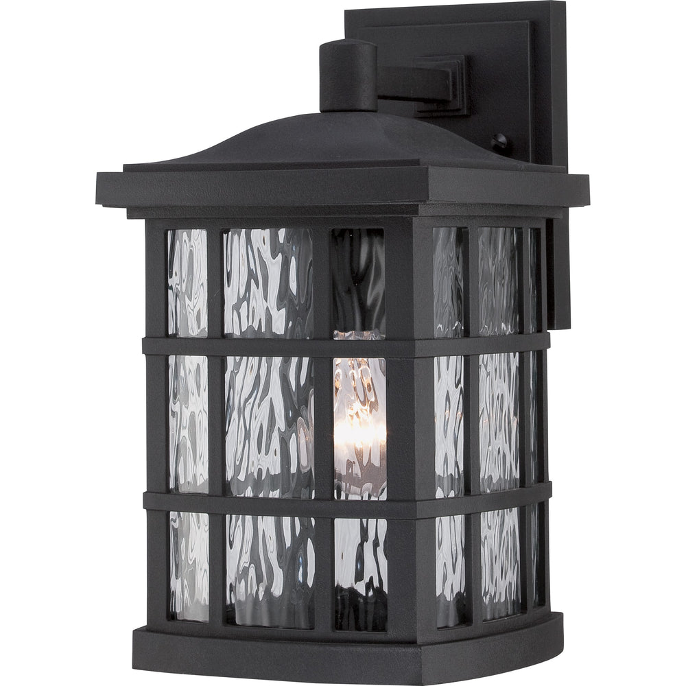 Quoizel - One Light Outdoor Wall Lantern - Stonington - Mystic Black- Union Lighting Luminaires Decor