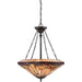 Quoizel - Four Light Pendant - Stephen - Vintage Bronze- Union Lighting Luminaires Decor