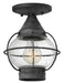 Hinkley Canada - LED Flush Mount - Cape Cod - Aged Zinc- Union Lighting Luminaires Decor