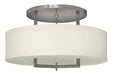 Hinkley Canada - LED Semi-Flush Mount - Hampton - Antique Nickel- Union Lighting Luminaires Decor