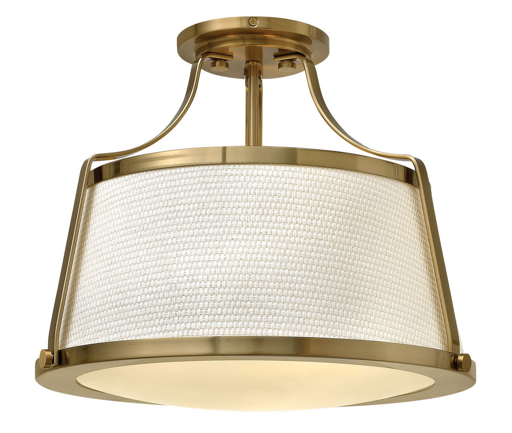 Hinkley Canada - LED Semi-Flush Mount - Charlotte - Brushed Caramel- Union Lighting Luminaires Decor