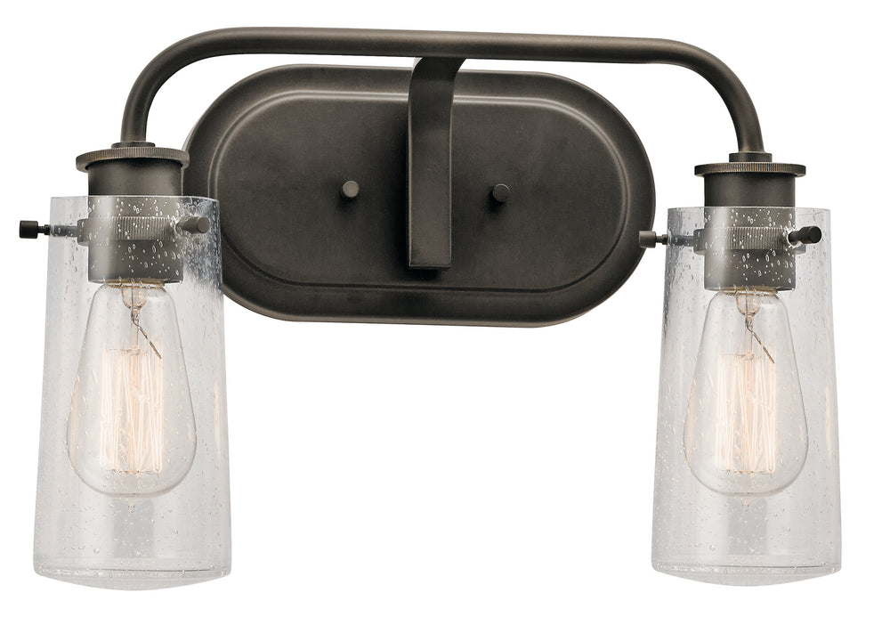 Kichler Canada - Two Light Bath - Braelyn - Olde Bronze- Union Lighting Luminaires Decor