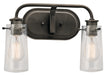 Kichler Canada - Two Light Bath - Braelyn - Olde Bronze- Union Lighting Luminaires Decor