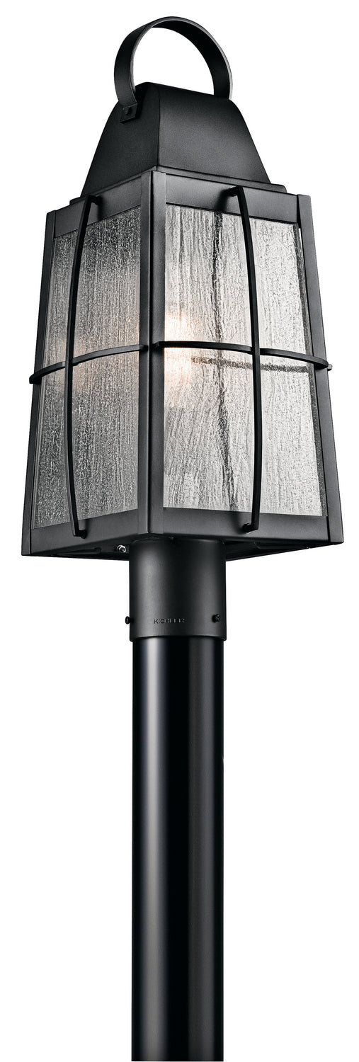 Kichler Canada - One Light Outdoor Post Mount - Tolerand - Textured Black- Union Lighting Luminaires Decor