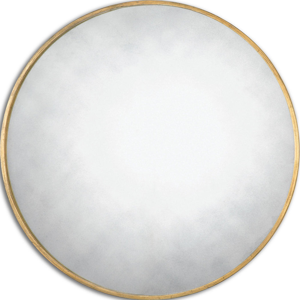 Uttermost - Mirror - Junius Round - Antiqued Gold- Union Lighting Luminaires Decor