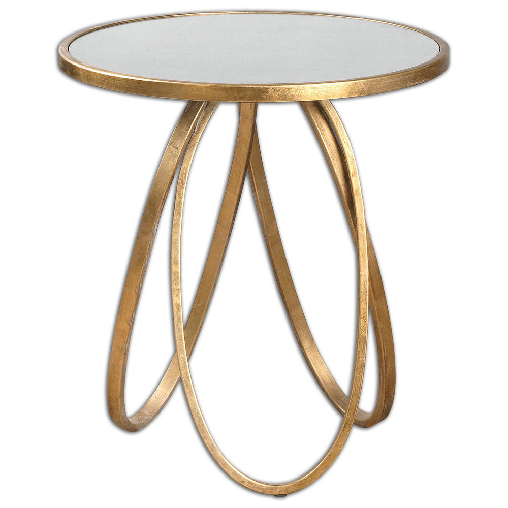 Uttermost - Accent Table - Montrez - Gold Leaf- Union Lighting Luminaires Decor