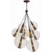 Arteriors - Eight Light Cluster - Caviar - Smoke- Union Lighting Luminaires Decor