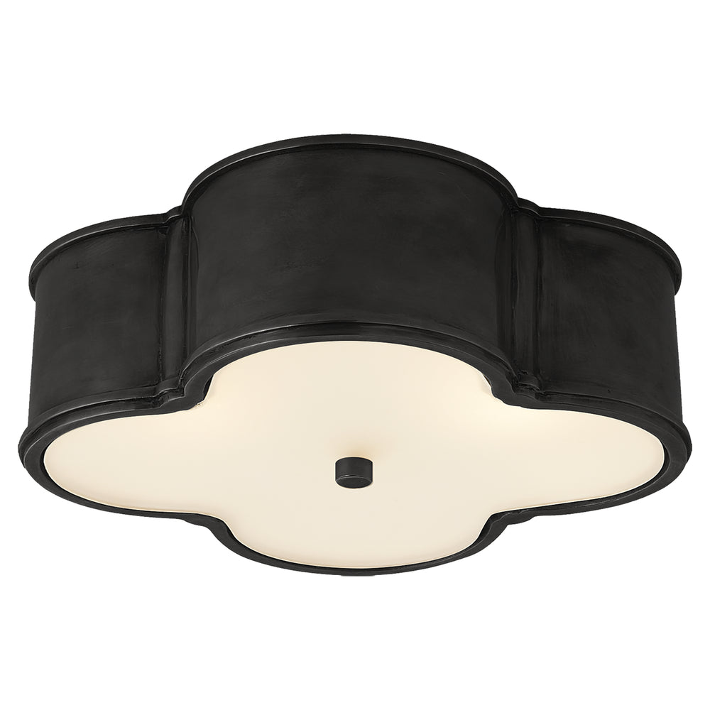 Visual Comfort Signature Canada - Three Light Flush Mount - Basil - Gun Metal- Union Lighting Luminaires Decor