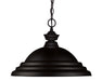 Z-Lite Canada - One Light Pendant - Pendant Lights - Matte Black- Union Lighting Luminaires Decor