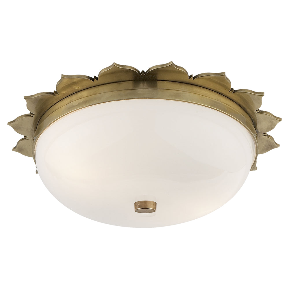 Visual Comfort Signature Canada - Two Light Flush Mount - Rachel - Natural Brass- Union Lighting Luminaires Decor