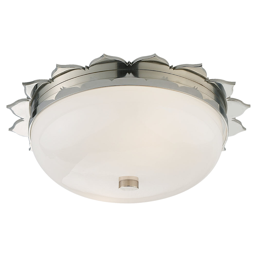 Visual Comfort Signature Canada - Two Light Flush Mount - Rachel - Polished Nickel- Union Lighting Luminaires Decor
