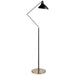Visual Comfort Signature Canada - One Light Floor Lamp - Charlton - Black and Brass- Union Lighting Luminaires Decor