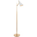 Visual Comfort Signature Canada - One Light Floor Lamp - Clemente - Plaster White- Union Lighting Luminaires Decor