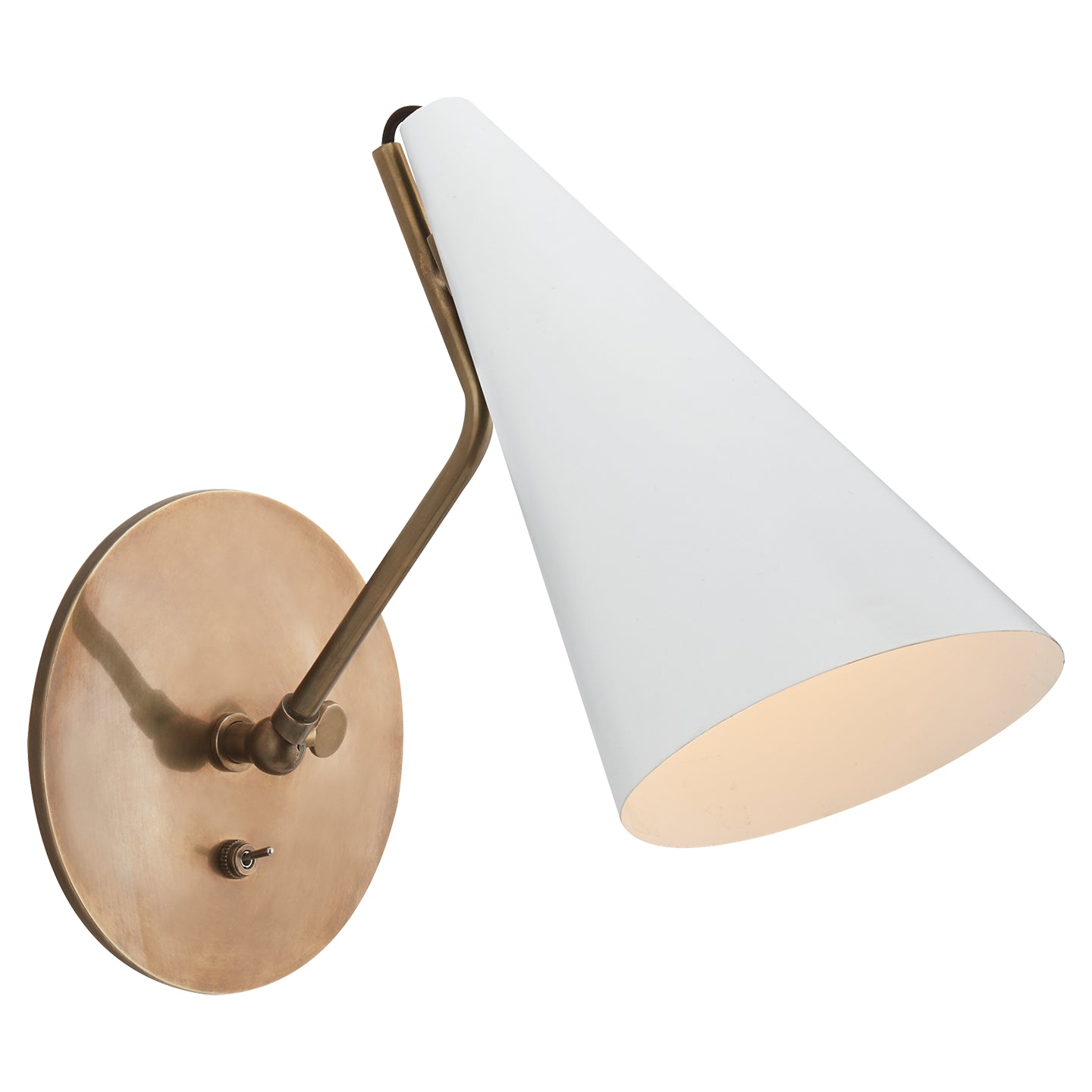Visual Comfort Signature Canada - One Light Wall Sconce - Clemente - Plaster White- Union Lighting Luminaires Decor