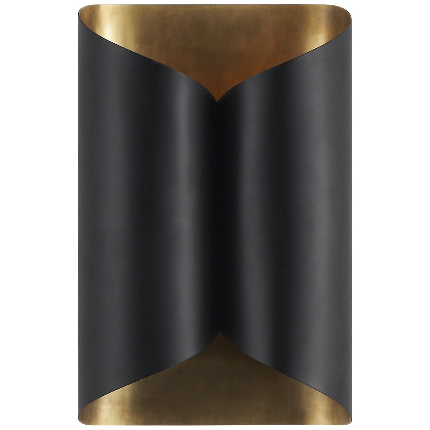 Visual Comfort Signature Canada - Two Light Wall Sconce - selfoss - Black and Brass- Union Lighting Luminaires Decor