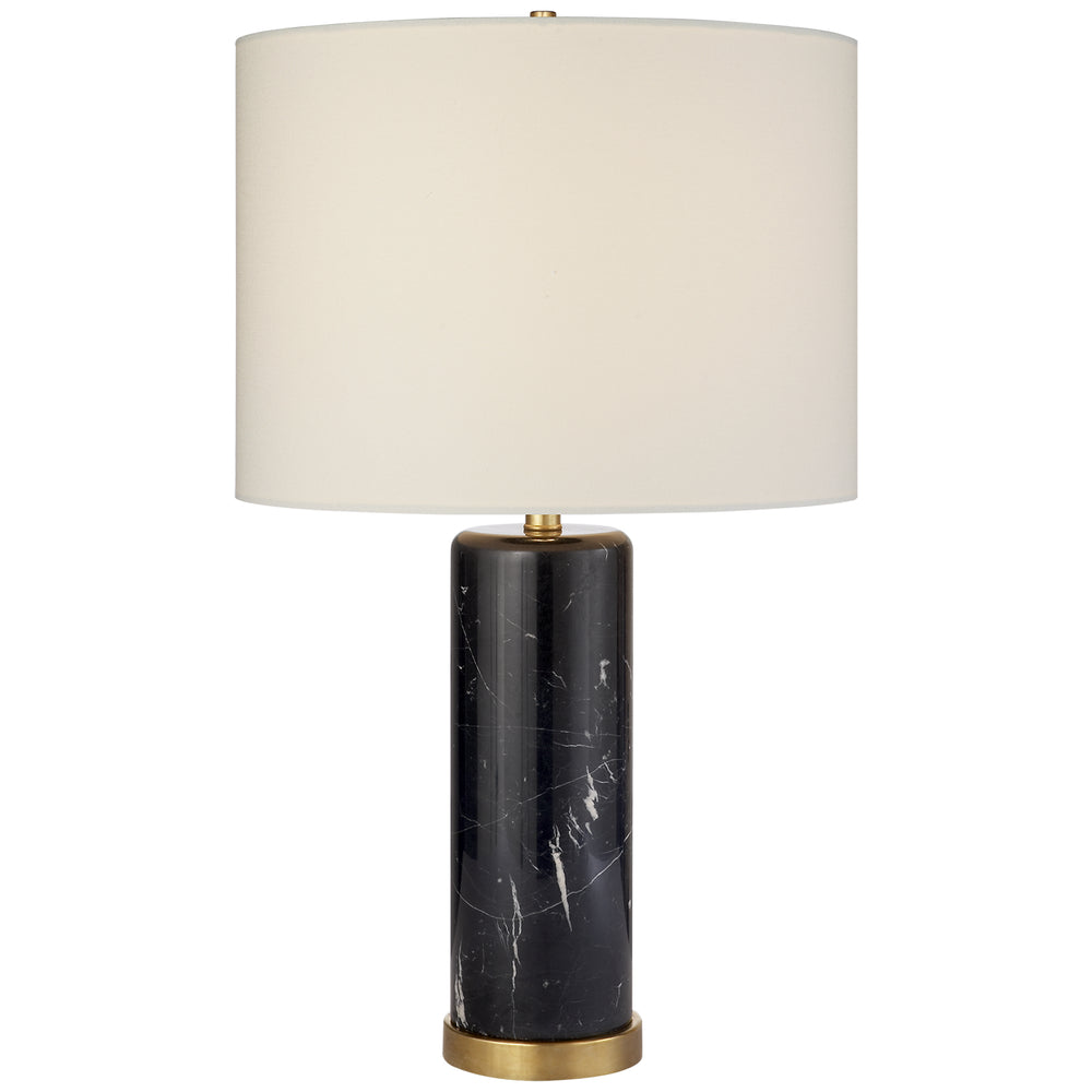 Visual Comfort Signature Canada - One Light Table Lamp - Cliff - Black Marble- Union Lighting Luminaires Decor